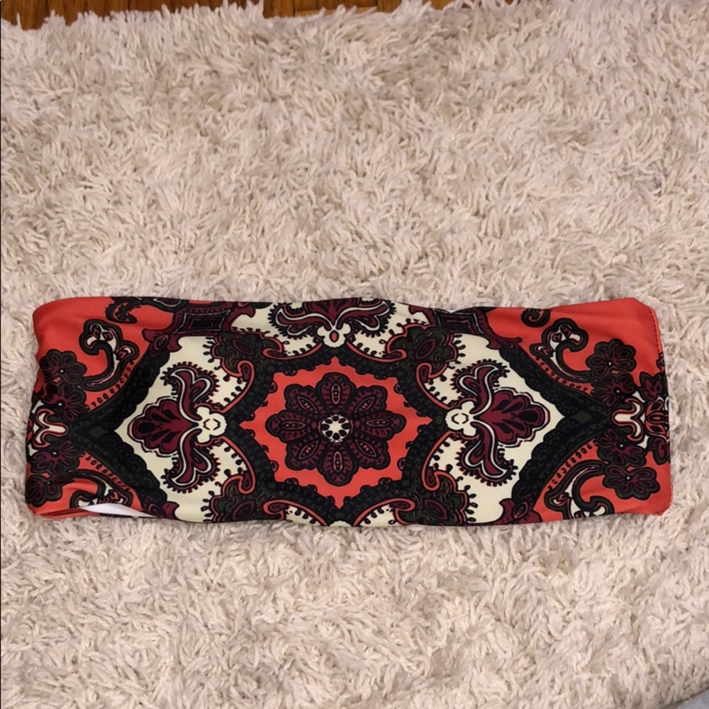 Zaful bathing suit bandeau top